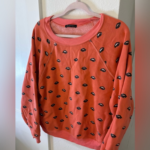 Wildfox Lips Sweatshirt - Picture 3 of 7